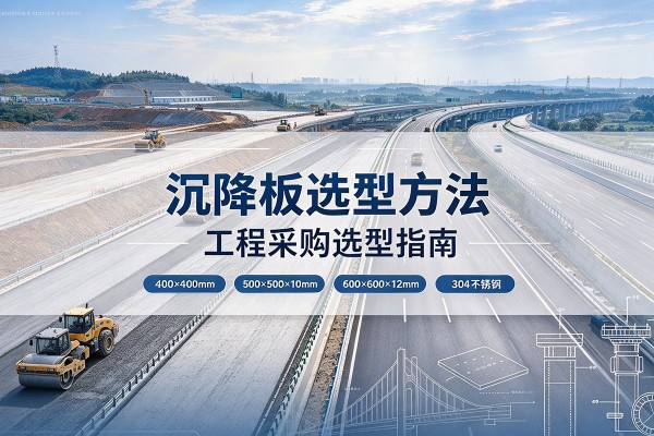 南平沉降板选择方法