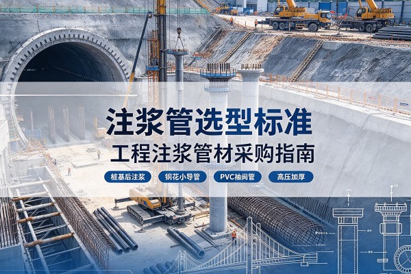 南平注浆管选型标准