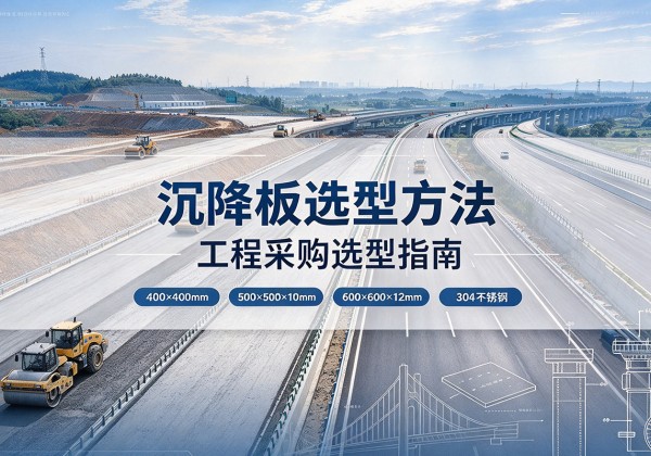 南平沉降板选择方法
